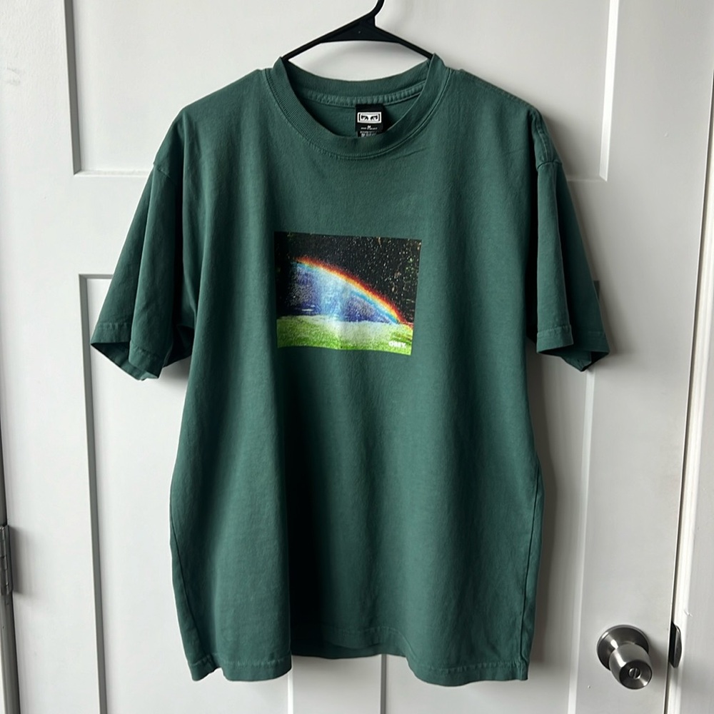 Obey Love is the Cure - Green Tee shirt